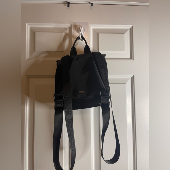 Botkier New York Trigger Nylon/Leather Mini Backpack Color Black - Picture 6 of 8